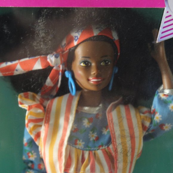 1991 Jamaican Barbie Dressed In Tradition Costume - Picture 3 of 11